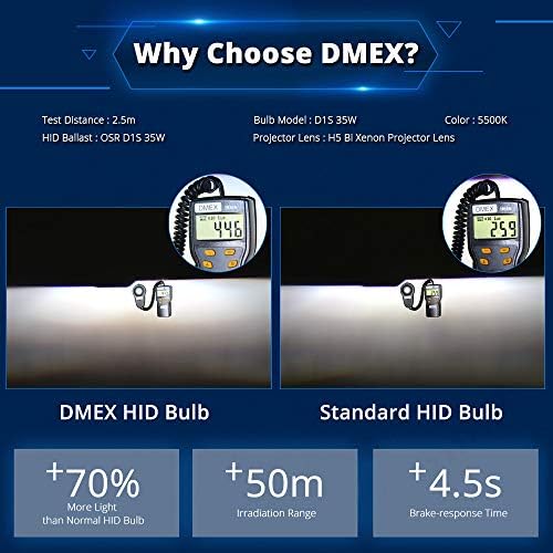 DMEX D2S - 35w אור - 4300K לבן חם פנס קסנון HID נורות 85122 66240 66040 החלפת חבילה של 2