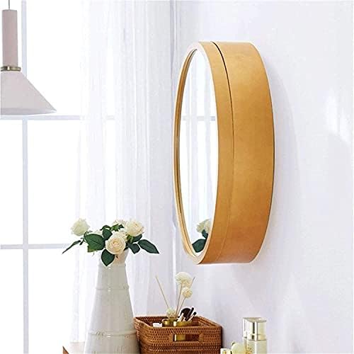 ZHANGNA ארון אמבטיה תלוי על הקיר בבית או במלון, סיבוב המראה בחדר האמבטיה ארון עם Slow-קרוב מסגרת עץ רמה 3 (60) (צבע