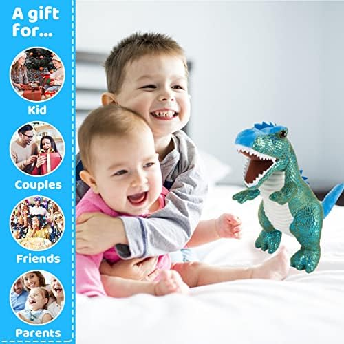 בובת דינוזאור צעצוע קטיפה, 14.5 ס מ גבוה, קטיפה דינוזאור, רך ונעים, פרווה של חיות כרית לילדים, מתנה נהדרת עבור בנים,