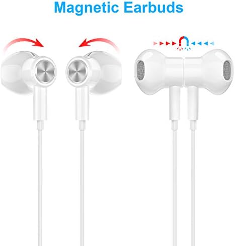 TITACUTE USB C אוזניות לגלקסי S20-פה, ביטול רעש מסוג C אוזניות מגנטי קווי Earbud ב-האוזן אוזניות עם מיקרופון סטריאו