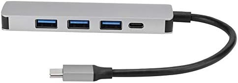 Jinyi USB C רכזת Multiport מתאם, קיבולת גדולה הכונן הקשיח Plug and Play 5Gbps הילוכים במהירות גבוהה הרחבת USB תחנת עגינה