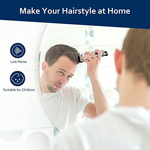 SEAMAGIC שיער מקצועי קליפר & גוזם לגברים, אלחוטיות נטענות שיער ערכת חיתוך, ספר הזקן גוזם וטיפוח להגדיר עם LED, רסיס