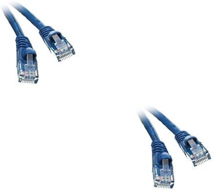 25 רגל (7.6 מ') Cat5e רשת Ethernet UTP תיקון כבל, 350Mhz, (25 מטר/7.6 מטר) Cat 5e Snagless יצוק אתחול כבל למחשב/נתב